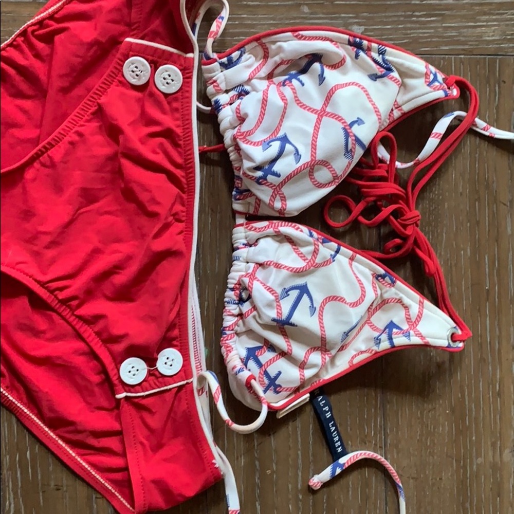 Ralph Lauren anchor swim suit